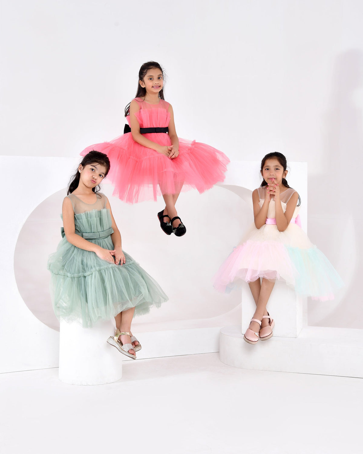 Knee Length Dresses for Girls