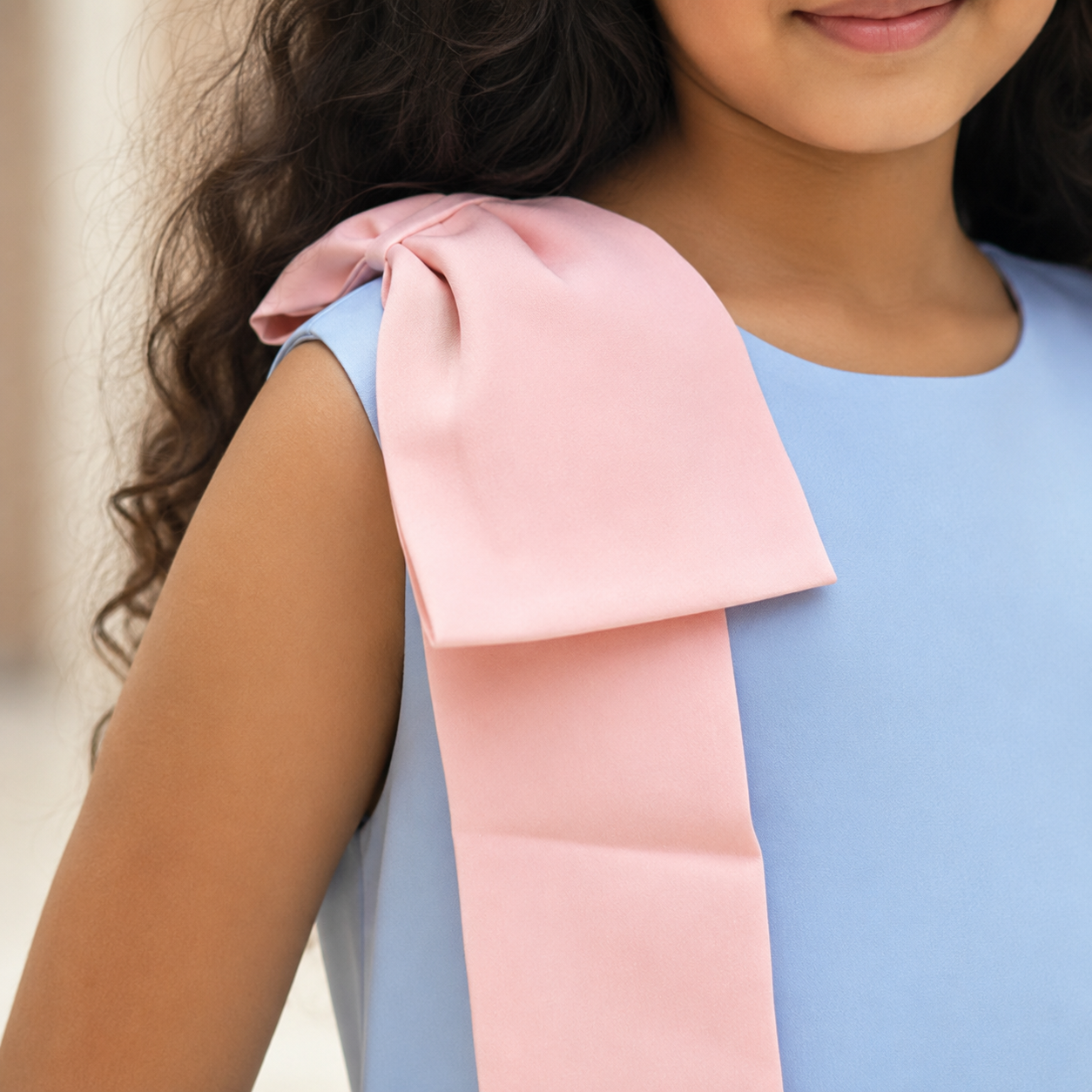 Designer Ruffle Hem Party Dress for Girls — Birthday Dress | Nibblekins
