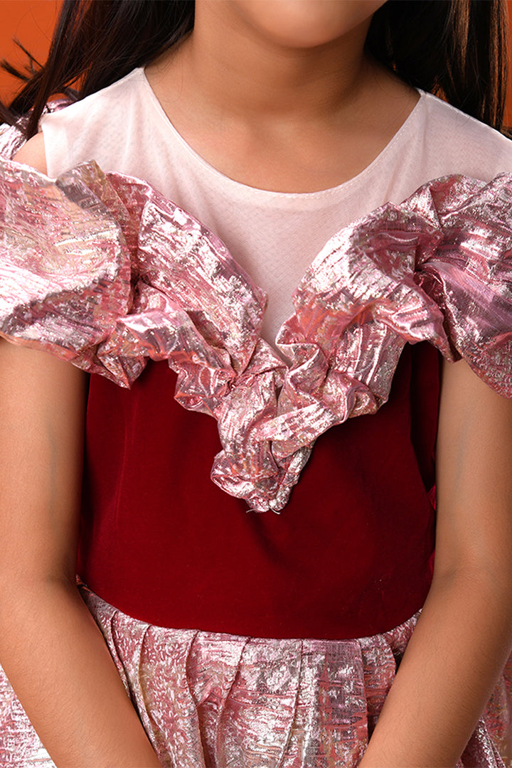 Celeste Shimmer Gown for Girls